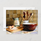 Backfertig Postkarte (Vorne/Hinten)