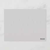 Backfisch-Postkarte Postkarte (Rückseite)