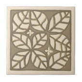 Backfliesen, Bräune und Creme Fliese (Vorderseite)