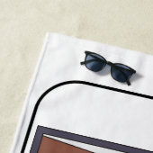 Backgammon Beach Handtuch (Beispiel)