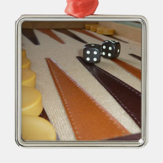 Backgammon Board Ornament (Vorne)