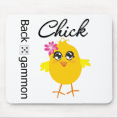 Backgammon Chick Mousepad (Vorne)