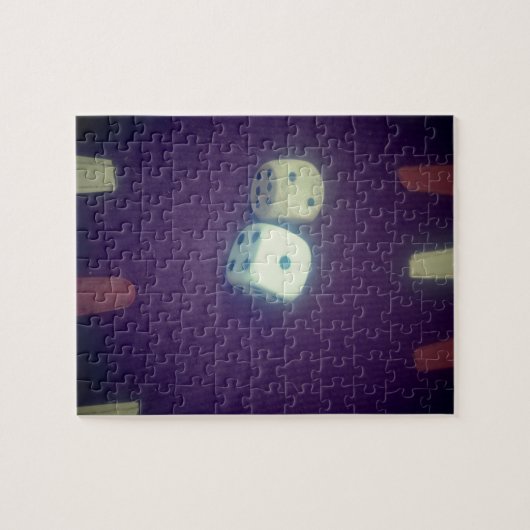 Backgammon dice puzzle (Horizontal)
