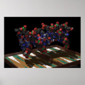 Backgammon-DNA Poster (Vorne)