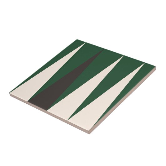 Backgammon Geometric Muster Green Tile Fliese (Seite)