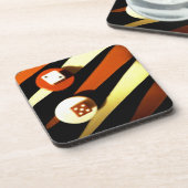 Backgammon Getränkeuntersetzer (Linke Seite)