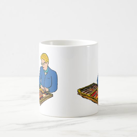 Backgammon Kaffeetasse (Mittel)