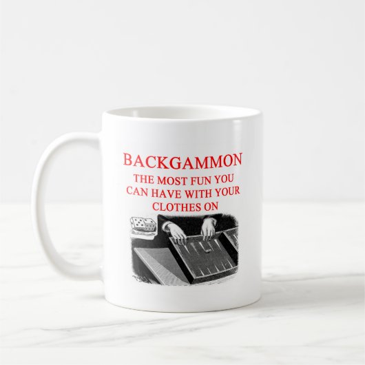 BACKGAMMON KAFFEETASSE (Links)