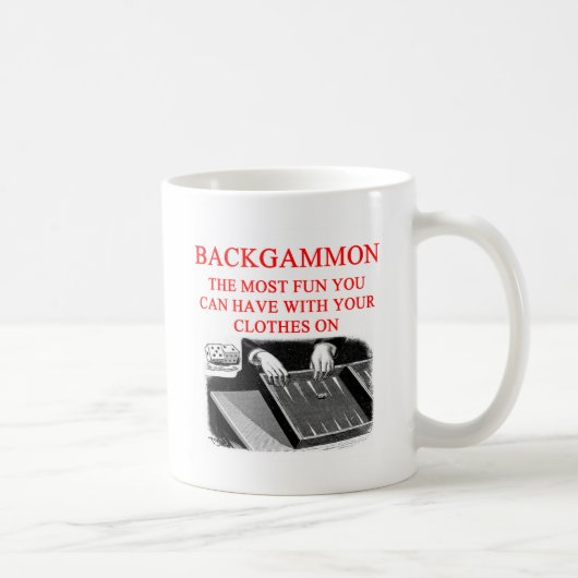 BACKGAMMON KAFFEETASSE (Rechts)