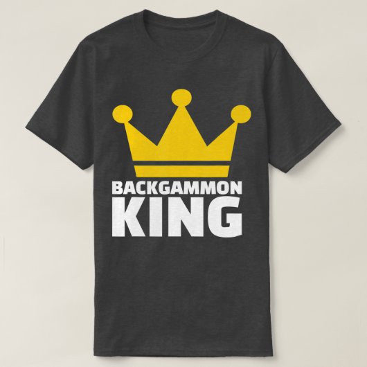 Backgammon King  T-Shirt (Design vorne)