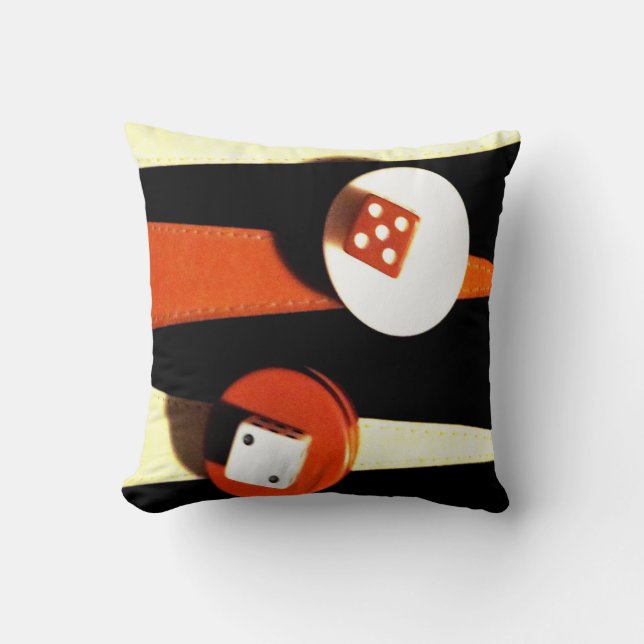 Backgammon Kissen (Vorderseite)