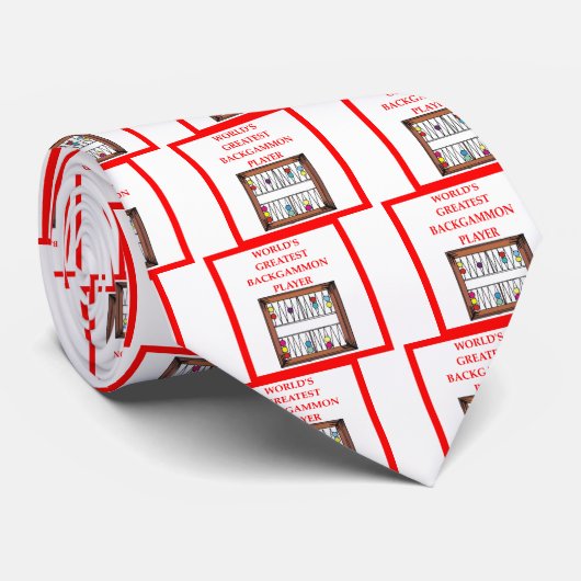 BACKGAMMON KRAWATTE (Gerollt)