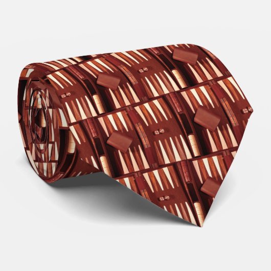 Backgammon-Krawatte Krawatte (Gerollt)