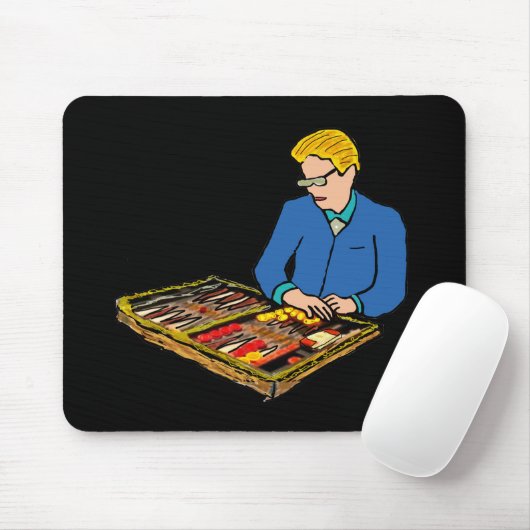 Backgammon Mousepad (Mit Mouse)