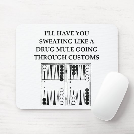 Backgammon Mousepad (Mit Mouse)