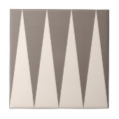 Backgammon Muster Bronze Tile Fliese (Vorderseite)