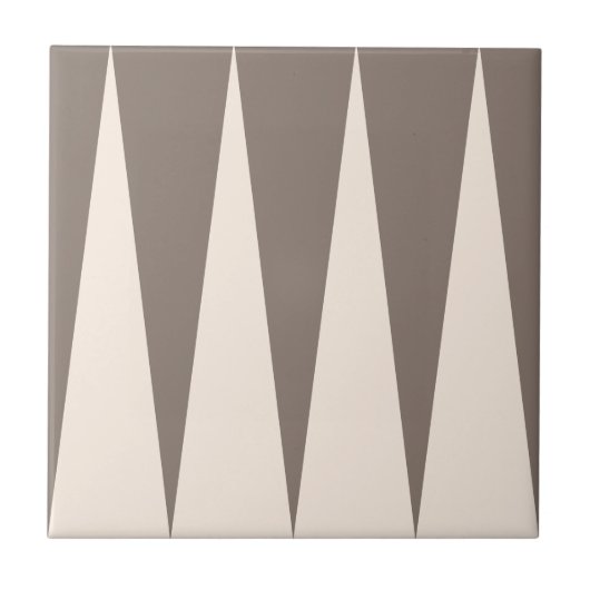 Backgammon Muster Bronze Tile Fliese (Vorderseite)