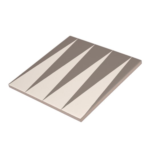 Backgammon Muster Bronze Tile Fliese (Seite)
