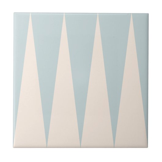 Backgammon Muster Light Blue Tile Fliese (Vorderseite)