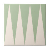 Backgammon Muster Light Green Tile Fliese (Vorderseite)