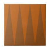 Backgammon Muster Rost Orange Tile Fliese (Vorderseite)