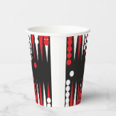 Backgammon-Party Pappbecher (Rechts)