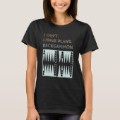 Backgammon Plans Player 1 T-Shirt (Vorderseite)