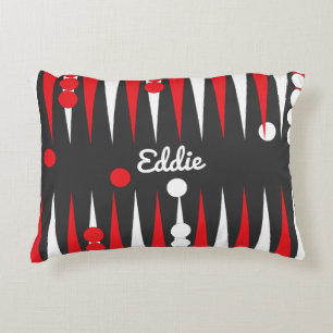 Backgammon Player Personalisiert Dekokissen