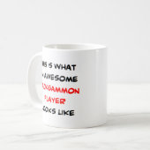 Backgammon-Player, phantastisch Kaffeetasse (Vorderseite Links)