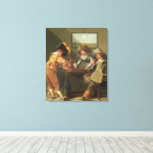 Backgammon Players, 17. Jahrhundert Leinwanddruck (Insitu (Holzboden))
