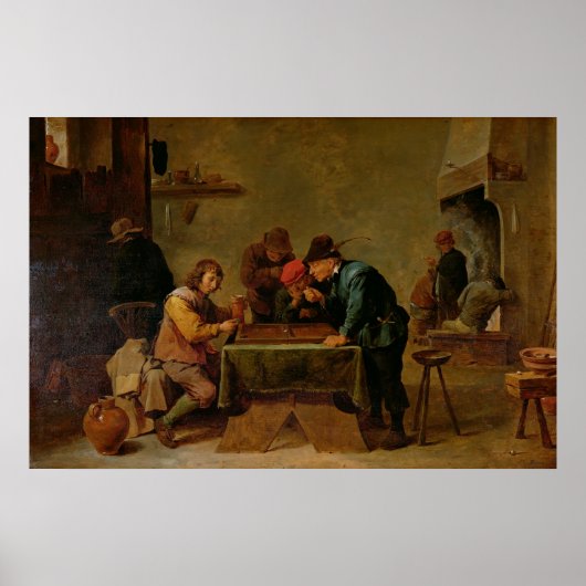 Backgammon Players, c.1640-45 Poster (Vorne)