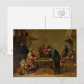Backgammon Players, c.1640-45 Postkarte (Vorne/Hinten)