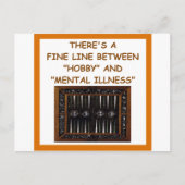 BACKGAMMON POSTKARTE (Vorderseite)