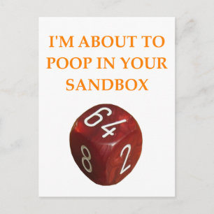 BACKGAMMON POSTKARTE