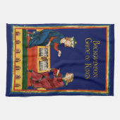 Backgammon Spiel der Könige Geschirrtuch (Horizontal)