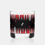 Backgammon-Spielbrett Whiskyglas (Rückseite)