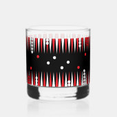 Backgammon-Spielbrett Whiskyglas (Rechts)