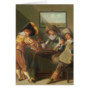 Backgammon-Spieler, 17. Jahrhundert