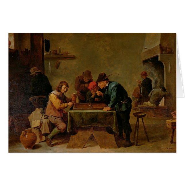 Backgammon-Spieler, c.1640-45 (Vorderseite (Horizontal))