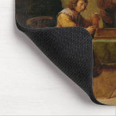 Backgammon-Spieler, c.1640-45 Mousepad (Ecke)