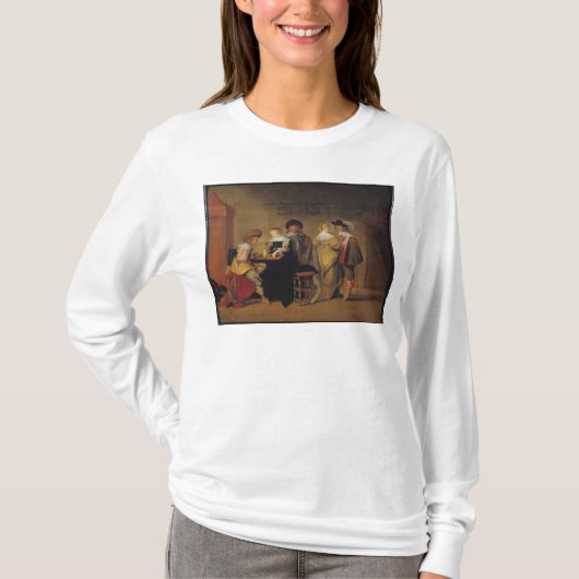 Backgammon-Spieler T-Shirt (Vorderseite)