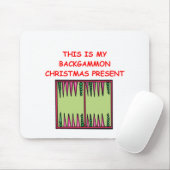 BACKGAMMON-Weihnachten Mousepad (Mit Mouse)
