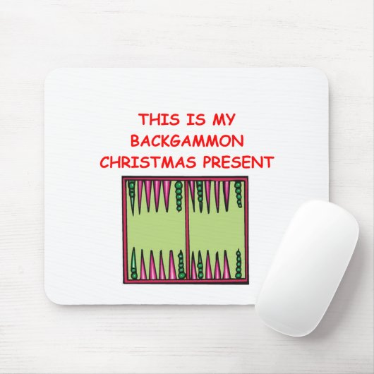 BACKGAMMON-Weihnachten Mousepad (Mit Mouse)