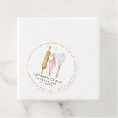 Backgebäck Koch Backgeschirr Utensitis Produktkenn Geschenkanhänger (Beispiel)