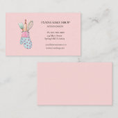 Backgeschirr & Backgeschirr in Pink Visitenkarte (Vorne/Hinten)