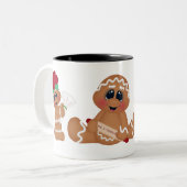 Backgingerbrot Holiday coffee Tasse (Vorderseite Links)