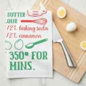 Backgingerbrot Keks Rezept Küchentuch (Viertel Falte)