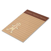Backgingerbrot Notepad Notizblock (angewinkelt)