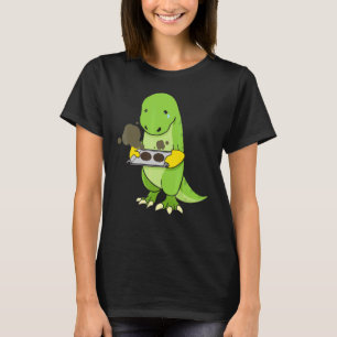 Backgone Falsch Dinosaurier Koch Kulinarisches Bak T-Shirt