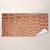 Background-Abstract mit Krokodilledermuster Badehandtuch (Badehandtuch)